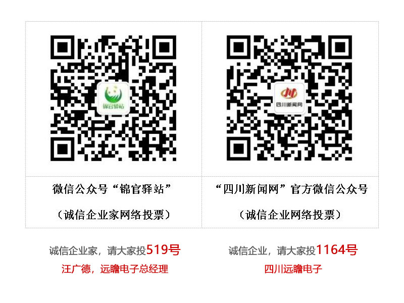 祝賀遠瞻電子通過四川“誠信企業(yè)家”及“誠信企業(yè)”初審